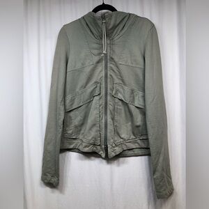 Prairie Underground Green Organic Cotton Hunter Jacket Womens Size Medium